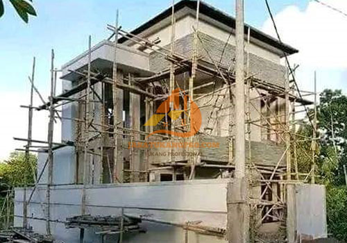 Pengerjaan tukang proyek penambahan balkon dan terasan rumah estetik