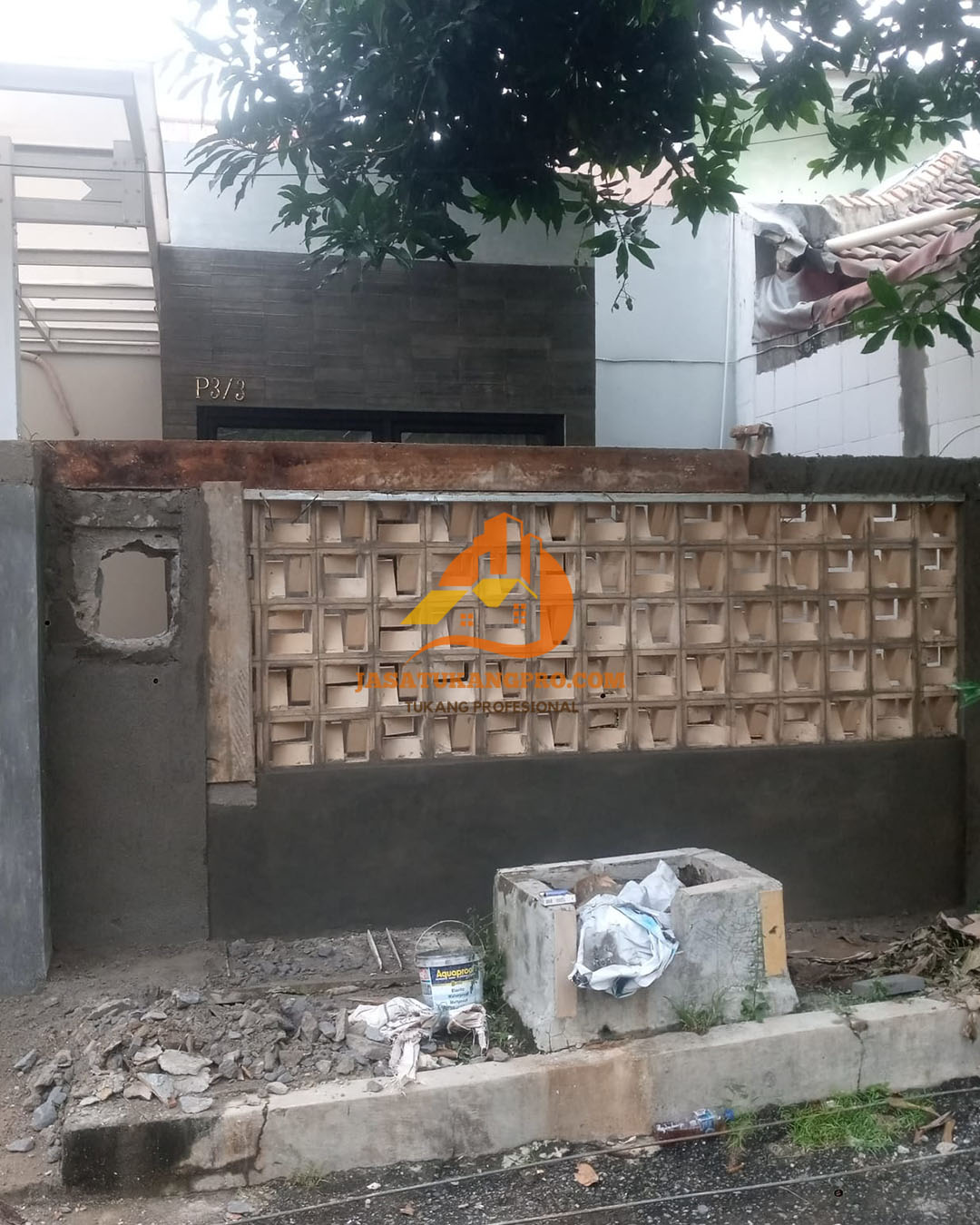 Tukang bangunan proyek pembuatan pagar tembok & besi aesthetic daerah Cakung Jakarta Timur