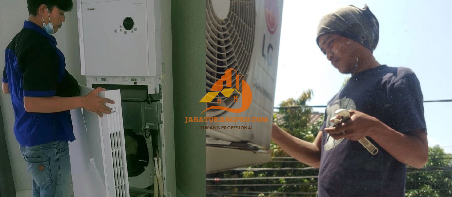 Jasa servis, perawatan, cuci AC panggilan online wilayah Jakarta & Bekasi