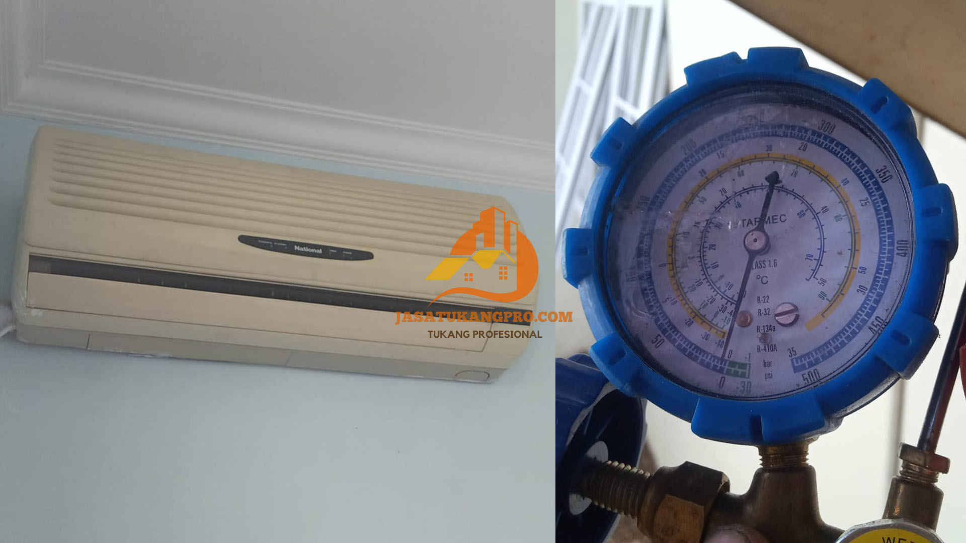 Tukang servis AC Kemang Pratama 3 Bekasi, cuci AC & isi freon